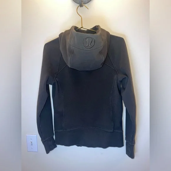 Lululemon Scuba Full Zip Hoodie Women’s Size 6 Dark Green - Picture 2 of 5